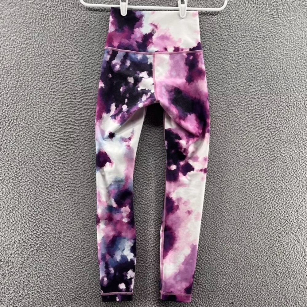 Lululemon Leggings size 2 Wunder Under Color: Blooming Pixie Multi color…